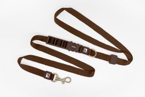 Braune Freihand-Hundeleine