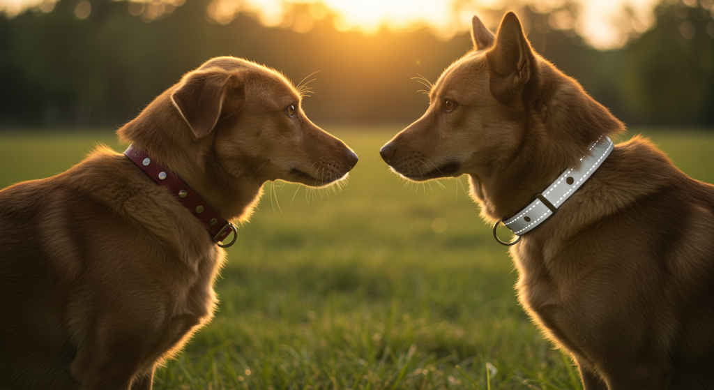 Was ist der Unterschied zwischen reflektierenden und nicht-reflektierenden Halsbändern?