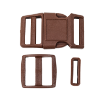 Braune Kunststoffzubehörteile